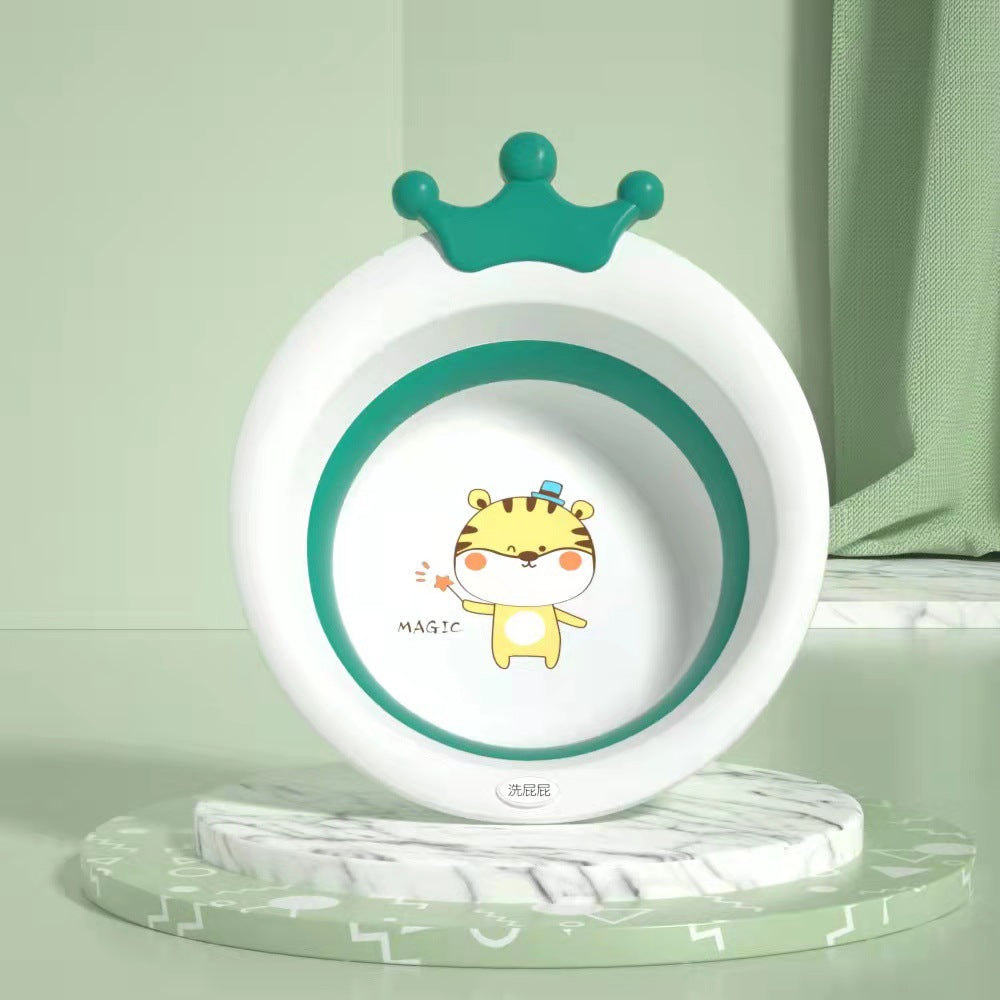 Wholesale Baby Toddler Foldable Basin Hanging Baby Supplies Plastic